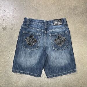 VTG Southpole Shorts Blue Denim Jorts Baggy Skater Y2K